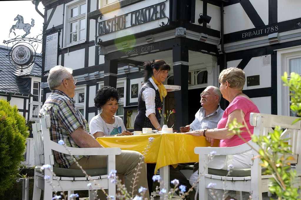 Landhotel & Gasthof Cramer วาร์ชไตน์ ร้านอาหาร รูปภาพ