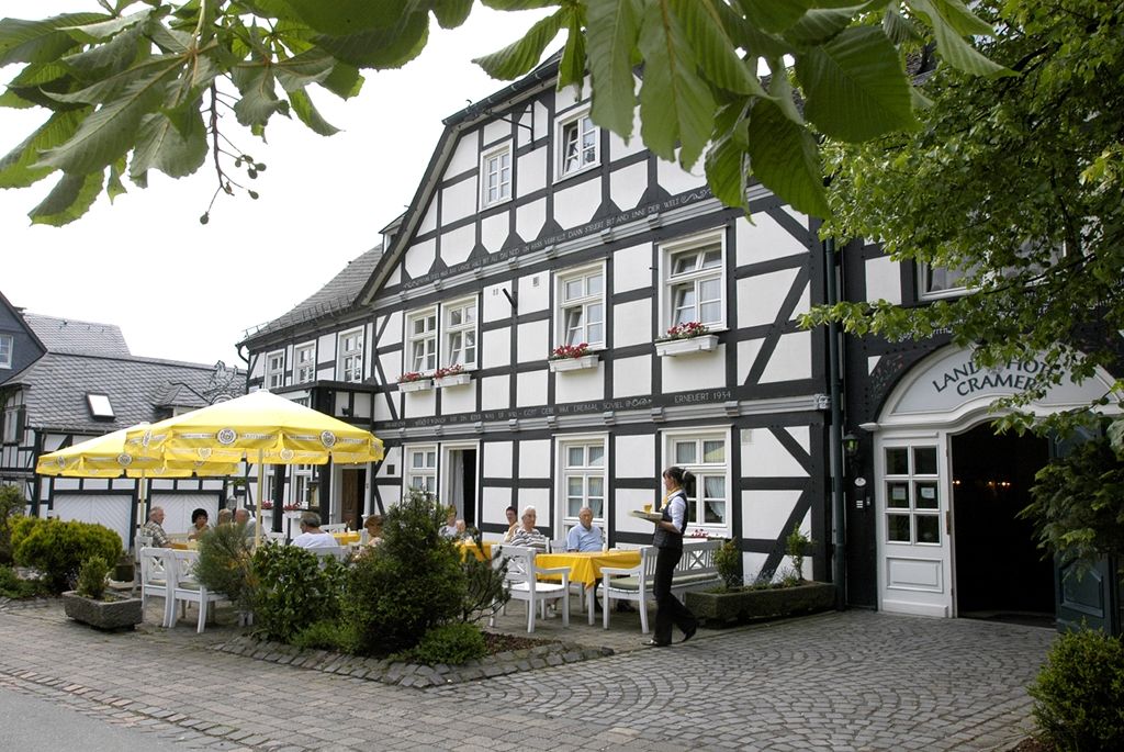 Landhotel & Gasthof Cramer วาร์ชไตน์ ร้านอาหาร รูปภาพ